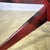 Red Industrial Swivel Stool in Red Painted Metal and Wood Seat, 1950s For Sale - Image 8 of 9