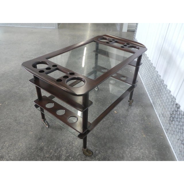 De Baggis Ico Parisi Mid Century Modern Italian Bar Cart Modelo 53 For Sale - Image 10 of 13