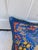 Hollywood Regency Royal Blue & Gold Asian Chinoiserie Boudoir Pillow For Sale In Los Angeles - Image 6 of 10