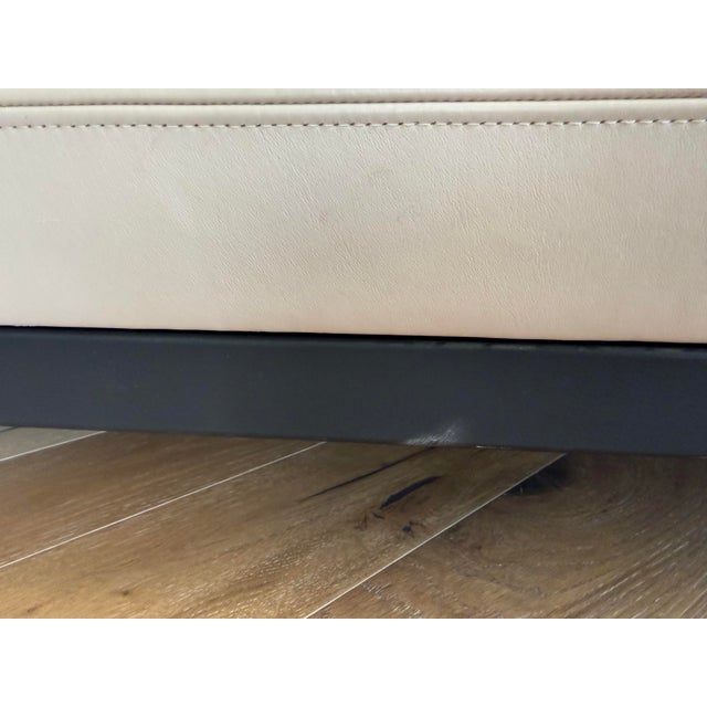 Leather Christian Liaigre Chaise Lounge For Sale In Phoenix - Image 6 of 13