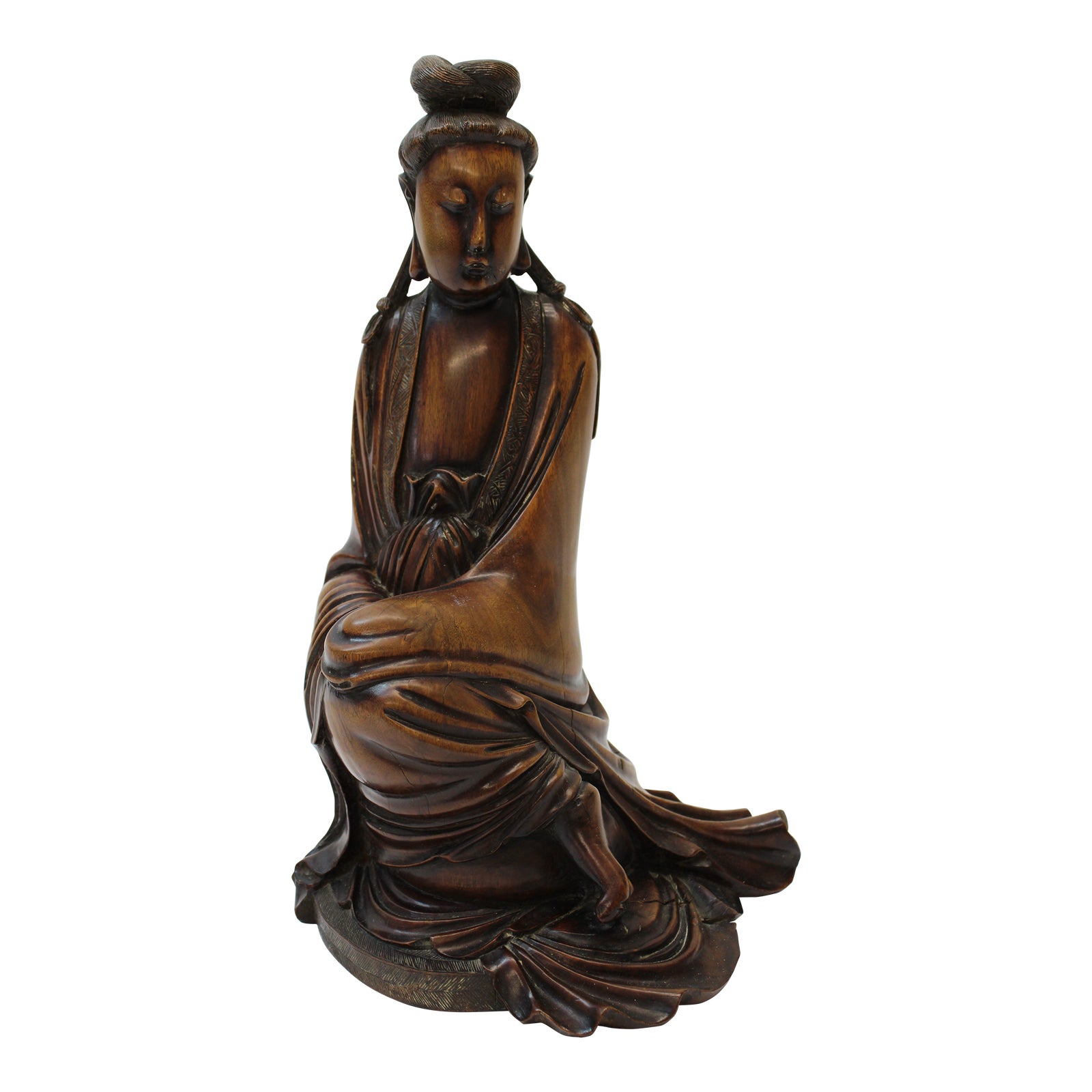 Kuan Yin Goddess Statue Chairish