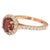 Bochic Vintage Red Sapphire & Diamond Cluster Ring Set In 18K Yellow Gold For Sale - Image 15 of 18