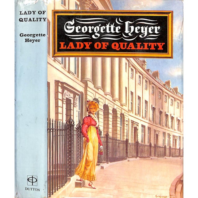 "Lady of Quality" Book 1972 Heyer, Georgette For Sale