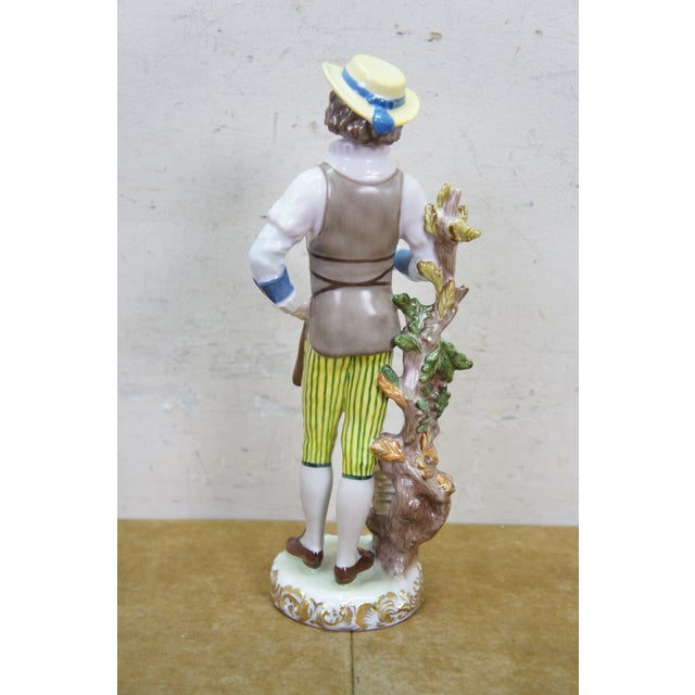 Rare Herend Hungary Porcelain "The Bird Seller" Figurine by Wéninger Lászlóné For Sale - Image 6 of 14
