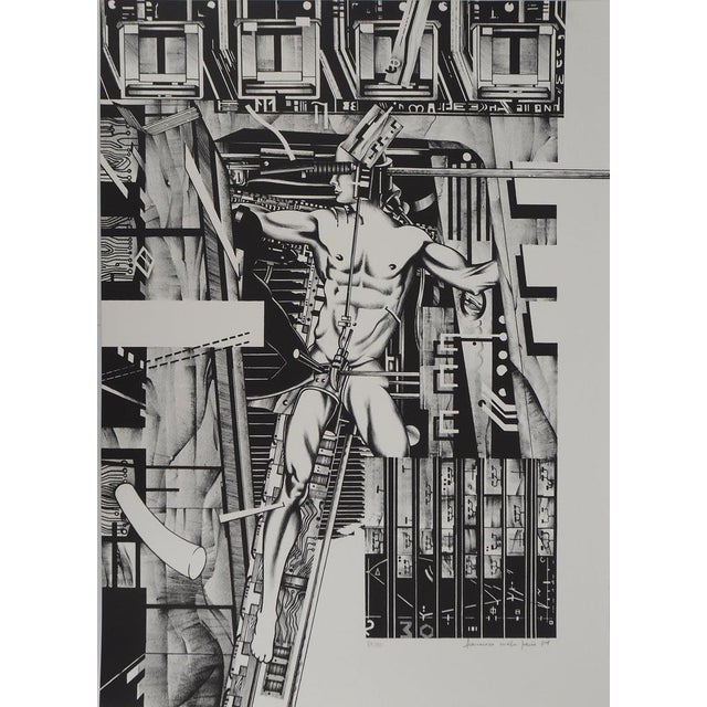 Francisco Melo, Metropolis (Nude), Lithograph For Sale - Image 8 of 8