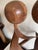 1960s 2 Feet Tall Modern Carved Wood Abstract Teakwood Figural Sculpture by Artist Cypen Lubitsh “Love Embraced” For Sale - Image 5 of 6