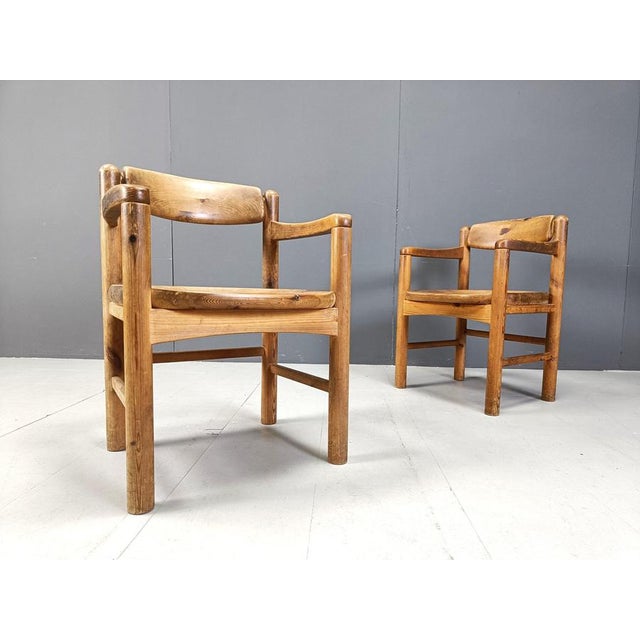Pine Wood Dining Chairs by Rainer Daumiller for Hirtshals Savvaerk, 1970, Set of 6 For Sale - Image 11 of 14