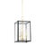 Hudson Valley Lighting Mark D. Sikes Chaselton 3-Light Lantern Pendant, Aged Brass/Darkest Blue For Sale