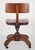 Vintage Solid Walnut Swivel Desk Office Chair For Sale - Image 14 of 16