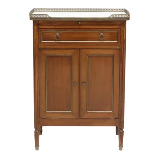 Mid 19th Century Louis XVI Style Mahogany Side Cabinet For Sale