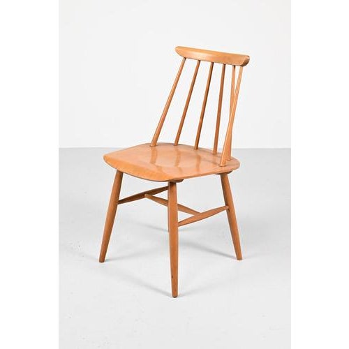 Mid-Century Modern Dining Chairs by Ilmari Tapiovaara, Set of 6 For Sale - Image 3 of 12