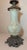 Huge 1800s Antique Ornate French Hand Painted Porcelain Bronze Kerosine Oil Lamp For Sale - Image 13 of 18