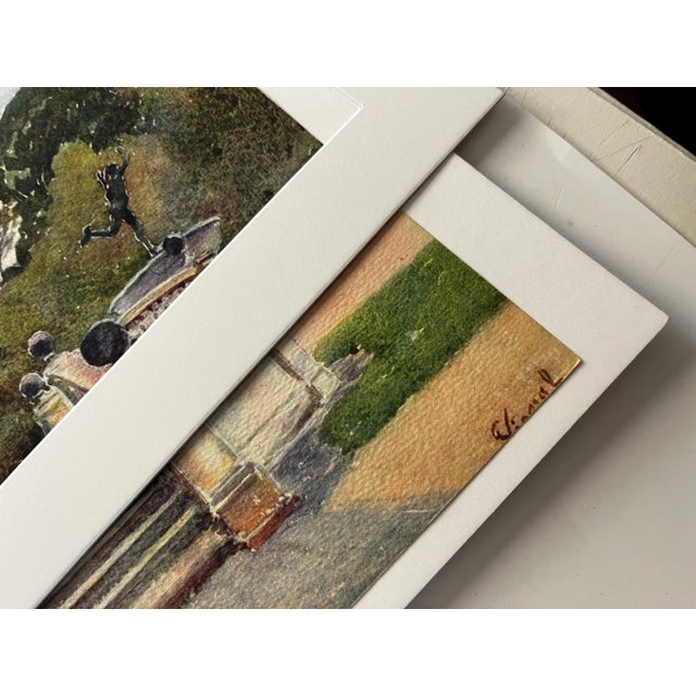 Illustration 1926 Villa Medicis Italy Print For Sale - Image 3 of 3