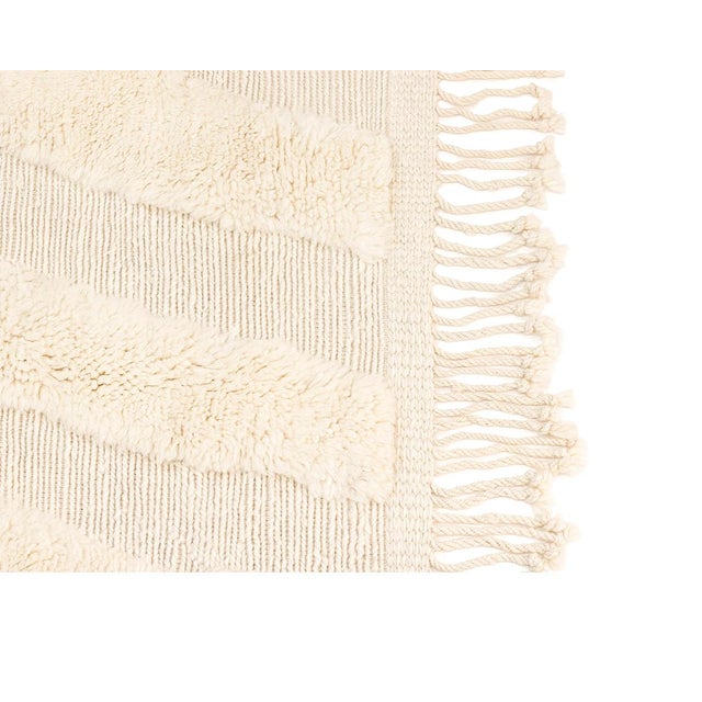 Large Hand-Knotted Wool Rug by Azele Studio For Sale - Image 6 of 9