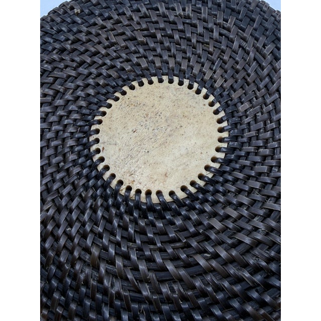 1978 Inuit Joe Sikvayugak Baleen and Carved Bone Basket For Sale - Image 16 of 16