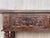 Late 19th Century 19th Century Spanish Low Console Table With Solomonic Legs & Two Carved Drawers For Sale - Image 5 of 11