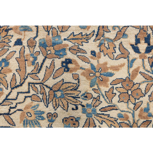 One-of-a-kind Vintage Persian Kirman Carpet For Sale - Image 10 of 10