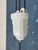 Contemporary French Art Deco Ajustable Pendant Light in Ceramic with Opaline Glass Shade, 1925 For Sale - Image 3 of 10