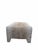 Vintage Rustic Modern Cowhide Ottoman Newly Reupholstered in Cowhide For Sale - Image 9 of 9
