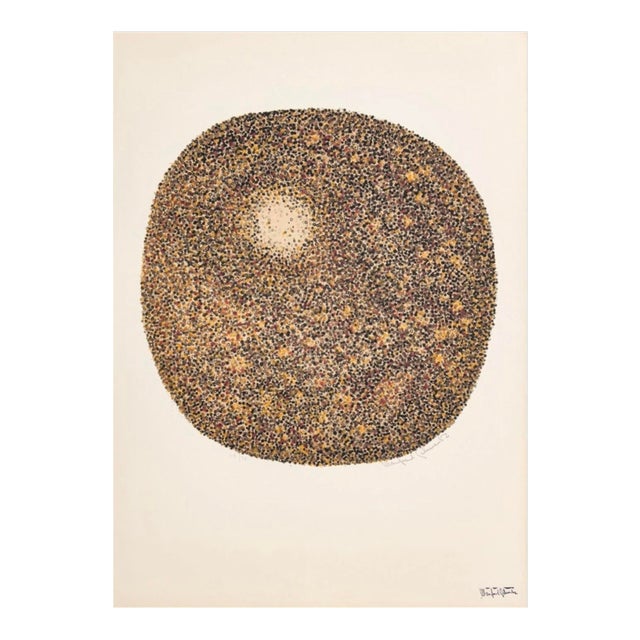 1950s Manfred Schwartz "Tondo Etretat" Original Signed Lithograph – Limited Edition 10/75 For Sale