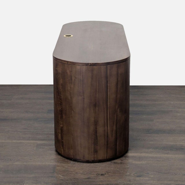 2020s Four Hands Pilar Modern Wooden Desk With Storage and Drawer For Sale - Image 5 of 10