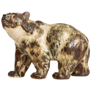 Danish No. 20155 Ceramic Bear by Knud Kyhn for Royal Copenhagen, 1950s