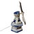 Delft Vintage Authentic Dutch Delft Blue Hand-Painted Porcelain Windmill Table Lamps - Made in Holland - a Pair For Sale - Image 4 of 7
