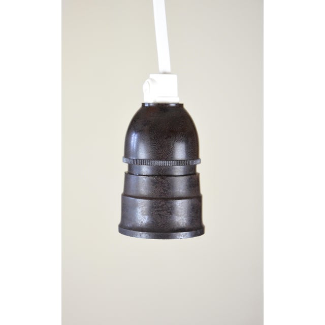 Plastic Vintage Danish Pendant Lamp from Lyfa, 1950s For Sale - Image 7 of 9