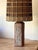 Textile 1960s Mid-Century Modern Textured Terracotta Lamp With Impeccable Maria Kipp Woven Shade For Sale - Image 7 of 11
