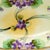 Early 20th Century Antique Nippon Porcelain Trays Violet Motif – 1920s Set of 12 For Sale - Image 5 of 11