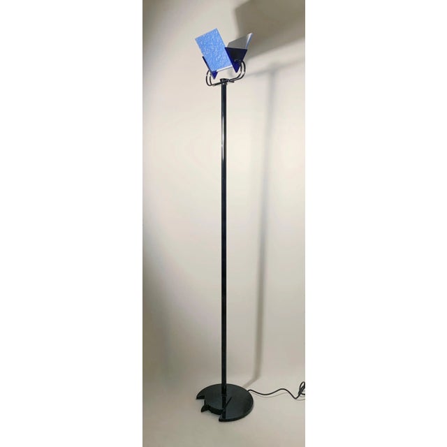 Postmodern 1980s Post Modern Memphis Period Floor Lamp by Arteluce For Sale - Image 3 of 7