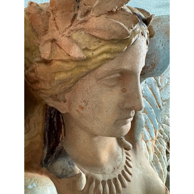 Early 20th Century Early 20th Century Winged Sphinx Architectural Fragment For Sale - Image 5 of 9