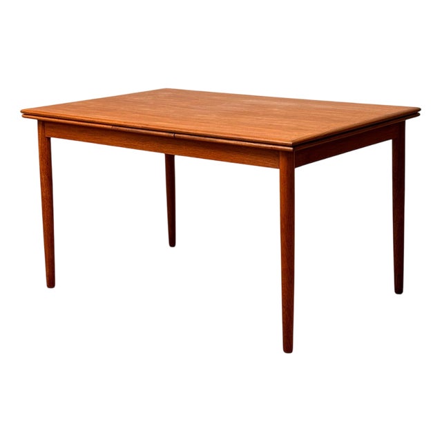 Teak Dining Table, Denmark, 1950s-1960s For Sale