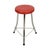 1950s Stool in Red Faux Leather and Chrome from Brabantia, 1950s For Sale - Image 5 of 13