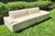 Mid-Century Modern 1950 Sectional Sofa Ivory Damask American All Original Custom For Sale - Image 3 of 14