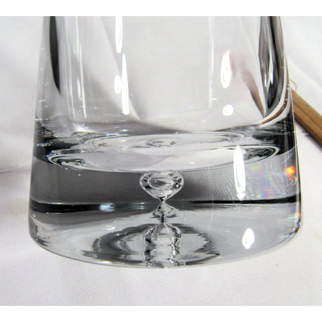 Late 20th Century Mid-Century Modern Blown Glass Vase For Sale - Image 5 of 10