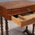 Antique Walnut Worktable with Drawer, Italy, 19th Century For Sale - Image 6 of 11