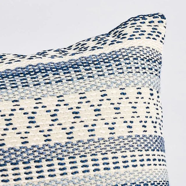 This pillow features Fremont Indoor/Outdoor with a knife edge finish. Don’t be fooled by this rich, geometric woven...