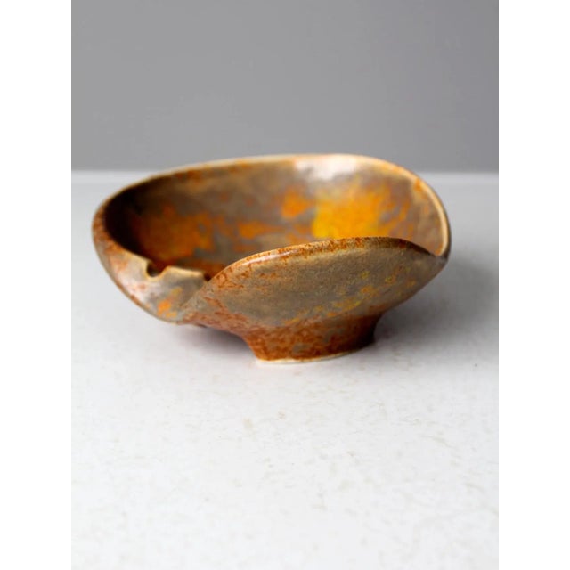 Ceramic Mid Century Haegar Pottery Ashtray For Sale - Image 7 of 9