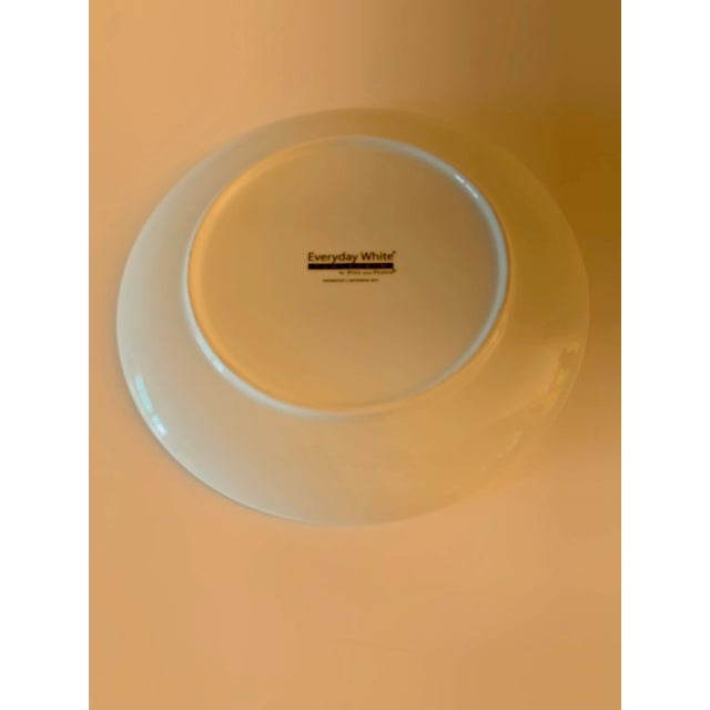 2010s Fitz Floyd Pink Flamingo Ceramic Porcelain Plate - Set 2 Dinnerware For Sale - Image 5 of 9