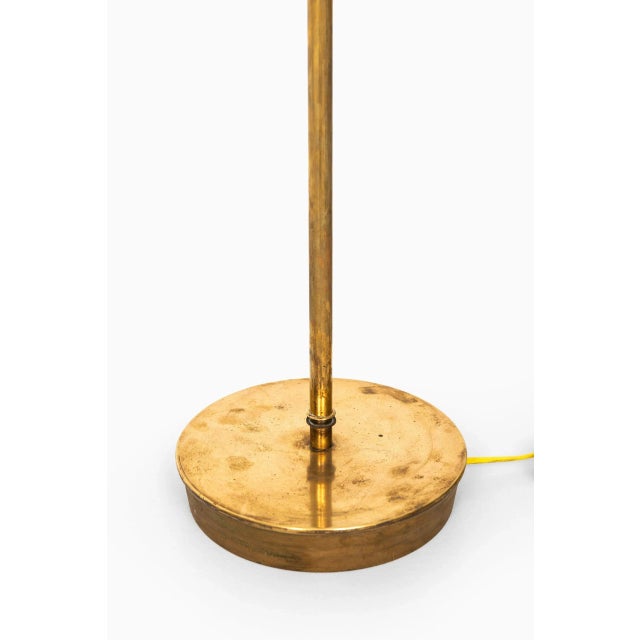 Very rare pair of floor lamps attributed to Paavo Tynell. Produced in Finland. European Plug (up to 250V).The wiring of...