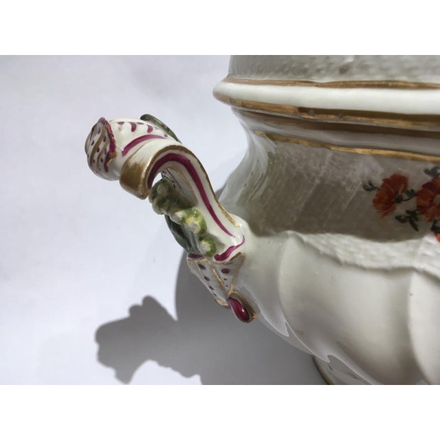 Meissen Porcelain Soup Bowl with Flower Decor, 1755 For Sale - Image 10 of 18