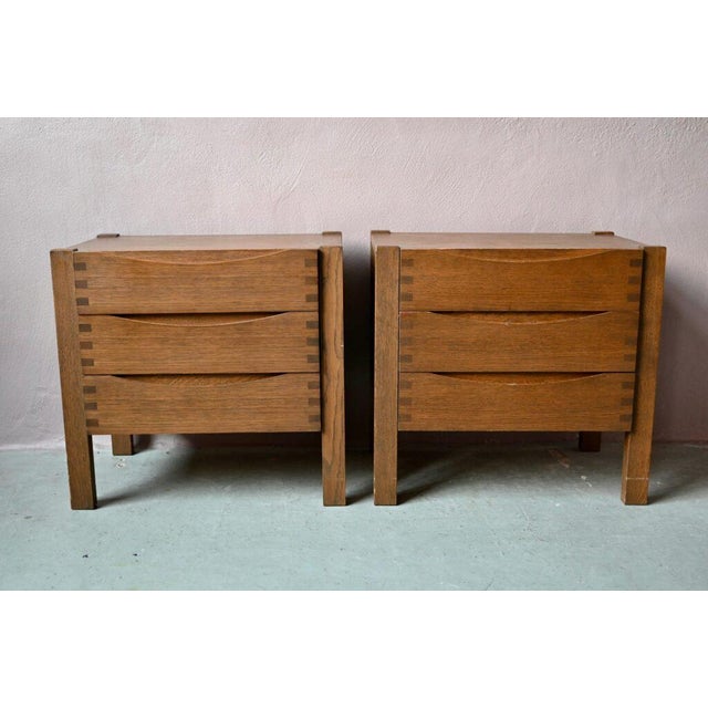Vintage Brutalist Bedside Tables, 1970s, Set of 2 For Sale - Image 10 of 10
