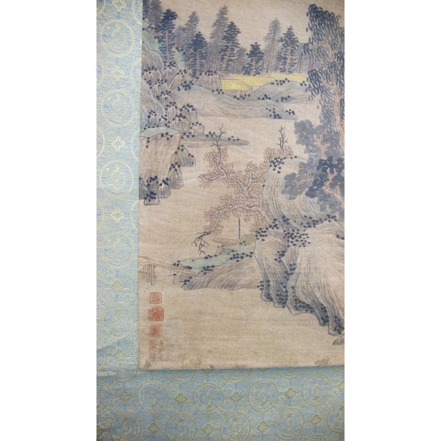 Early 20th Century Chinese Landscape Scroll For Sale In Portland, OR - Image 6 of 10