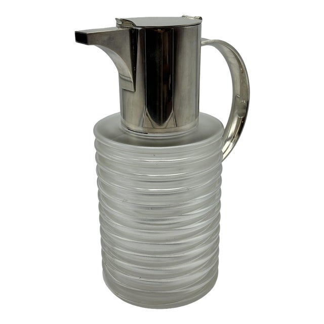 ilver-Plated Carafe by Sergio Asti for Arnolfo Di Cambio, 1968 For Sale