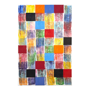 Contemporary Abstract Oil on Panel "Universe" by Dana Gordon