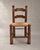 Modern French Oak and Rush Dining Chairs attributed to Charles Dudouyt, 1940s, Set of 4 For Sale - Image 3 of 10