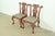 Baker Furniture Company Baker Furniture Style Chippendale Carved Mahogany Side Chairs or Dining Chairs, Pair For Sale - Image 4 of 13