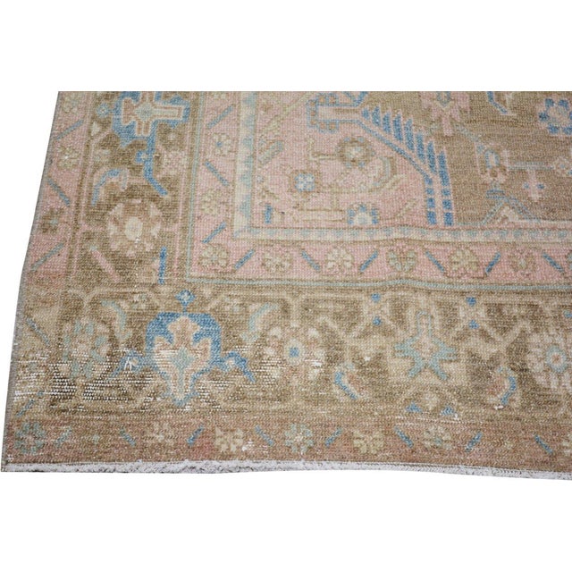 Turkish Vintage Turkish Hand Knotted Wool Rug, 5'x11' For Sale - Image 3 of 7