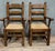 Brown Brutalist Armchairs in Wood, 1950s, Set of 2 For Sale - Image 8 of 8